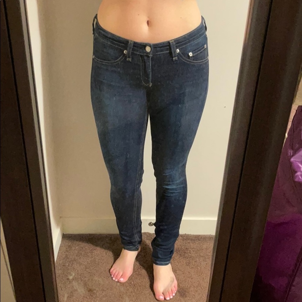 Rag N Bone blue jeans.